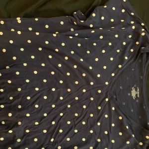 Blue polka dot tee